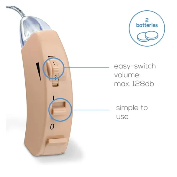 RIC Hearing Aid Switch