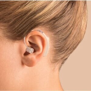 RIC hearing aid in Ear