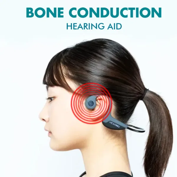 Bone Conduction Hearing aid girl 2024