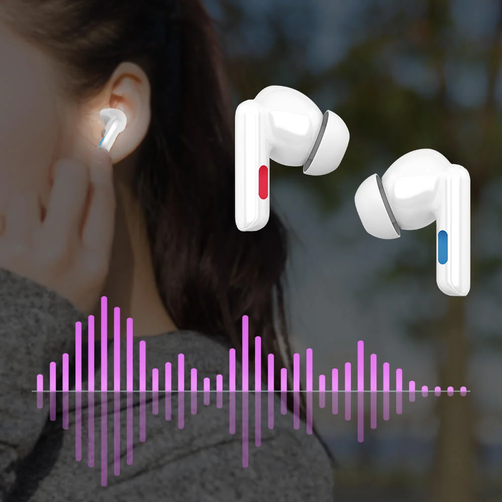 A3 GIT Hearing aid white ear